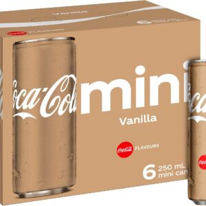 Coca-Cola Vanilla Soft Drink 6 x 250mL [x10]
