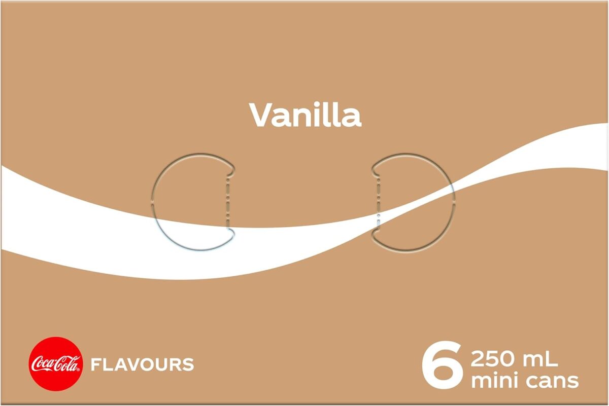 Coca-Cola Vanilla Soft Drink 6 x 250mL [x10]
