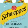 Schweppes Lemon Bitter Mixer Drink, 4 x 300 ml Pack of 6 [x2]