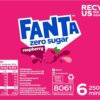 Fanta Raspberry Zero Sugar Soft Drink 6 x 250mL [x10]