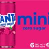 Fanta Raspberry Zero Sugar Soft Drink 6 x 250mL [x10]