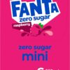 Fanta Raspberry Zero Sugar Soft Drink 6 x 250mL [x10]