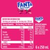 Fanta Raspberry Zero Sugar Soft Drink 6 x 250mL [x10]