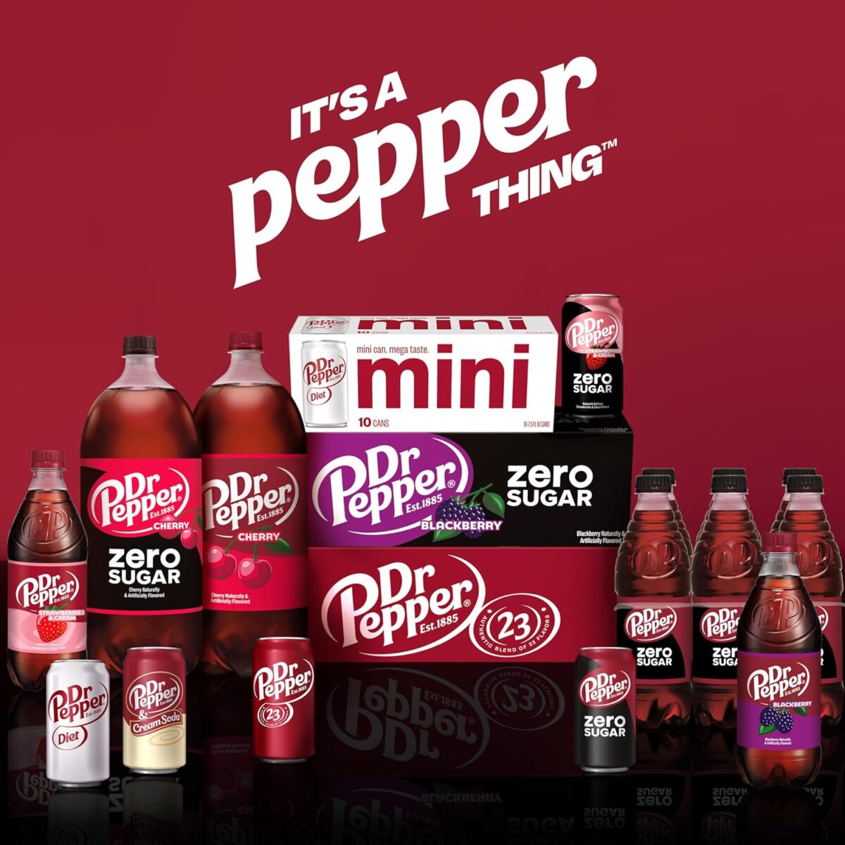 Dr Pepper Strawberries & Cream 12 Pack [x2]