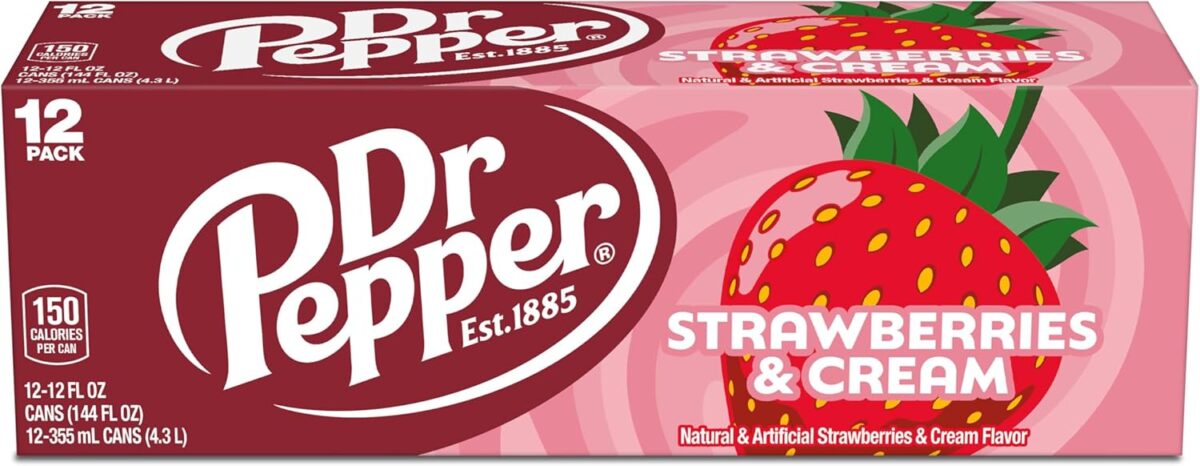 Dr Pepper Strawberries & Cream 12 Pack [x2]