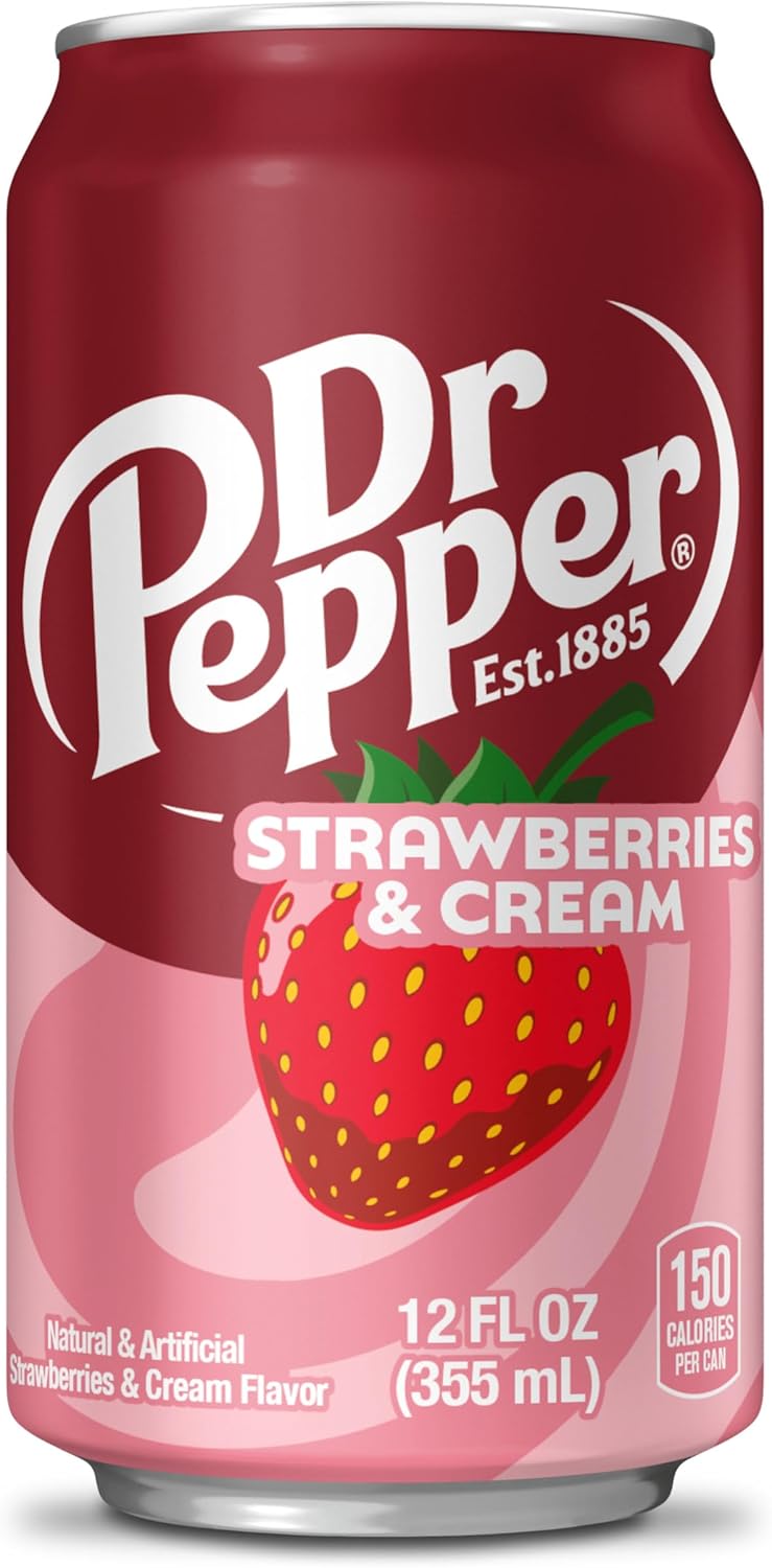 Dr Pepper Strawberries & Cream 12 Pack [x2]