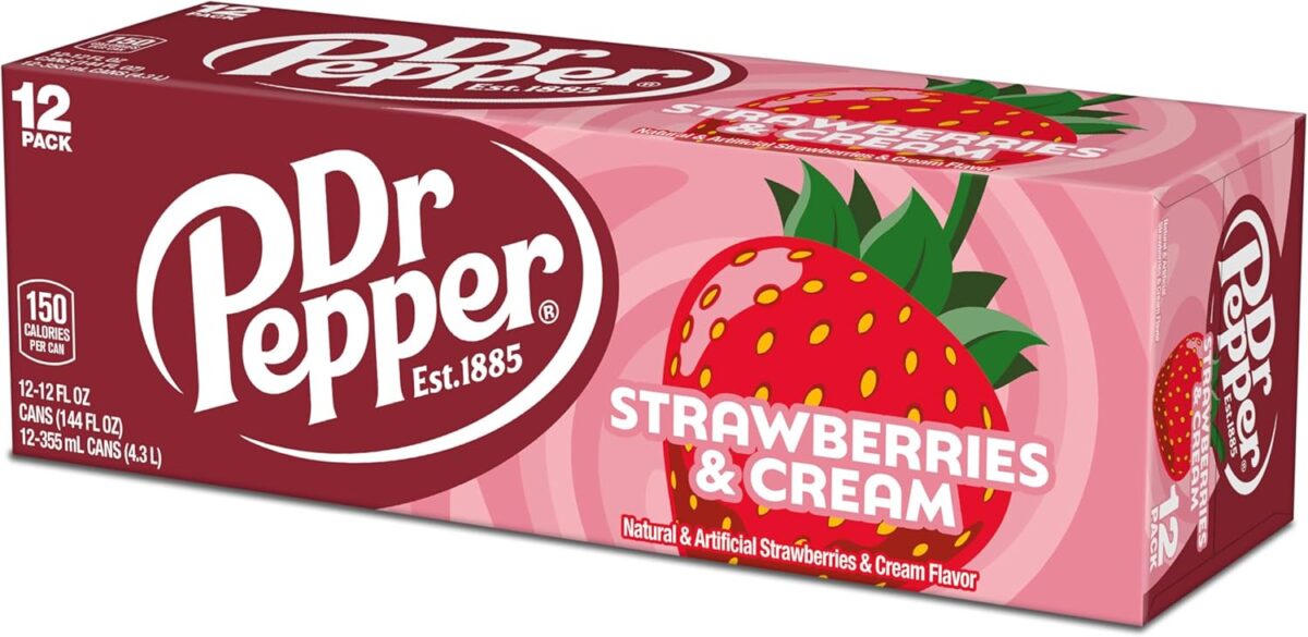Dr Pepper Strawberries & Cream 12 Pack [x2]