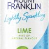 Mount Franklin Lightly Sparkling Water Lime Multipack Mini Cans 24 x 250mL [x2]