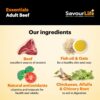 B0BSBCK2R4_img_5 SavourLife Essentials Dog Food, Australian Beef Veggies & Rice, 15kg
