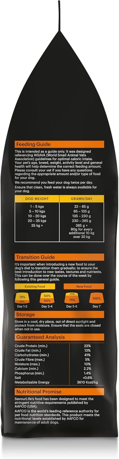 SavourLife Essentials Dog Food, Australian Beef Veggies & Rice, 3kg [x3]