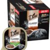 DINE Mixed Multipack Wet Cat Food, Succulent Chicken, Beef & Liver Tray 85g, 28 Pack [x2]