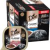 DINE Mixed Multipack Wet Cat Food, Succulent Chicken, Beef & Liver Tray 85g, 28 Pack [x2]