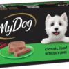 My Dog Adult Wet Dog Food Classic Loaf with Juicy Lamb 24 x 100g Trays [x3]