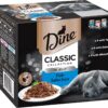 Dine Classic Collection Wet Cat Food Fish Selection in Jelly 85g Pouch, 60 Pack