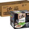 Dine Classic Collection Wet Cat Food Fish Selection in Jelly 85g Pouch, 60 Pack