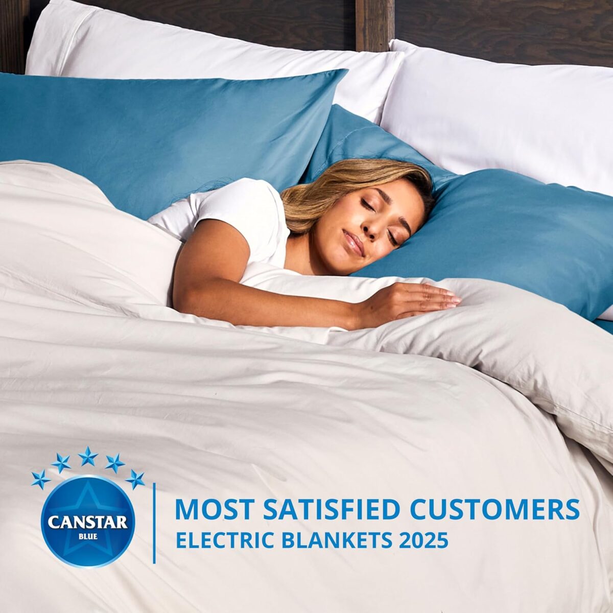 Sunbeam Sleep Perfect Antibacterial Electric Blanket Single Sunbeam Sleep Perfect Antibacterial Electric Blanket Single
