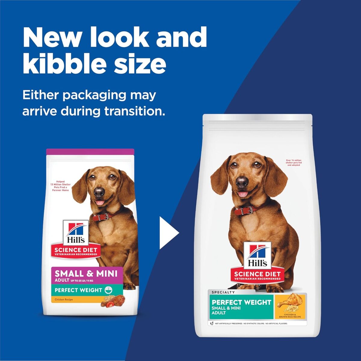 B0C12YRQ41_img_2 Hill's Science Diet Perfect Weight Adult Small and Mini Breed Chicken Recipe Dry Dog Food 5.67 kg
