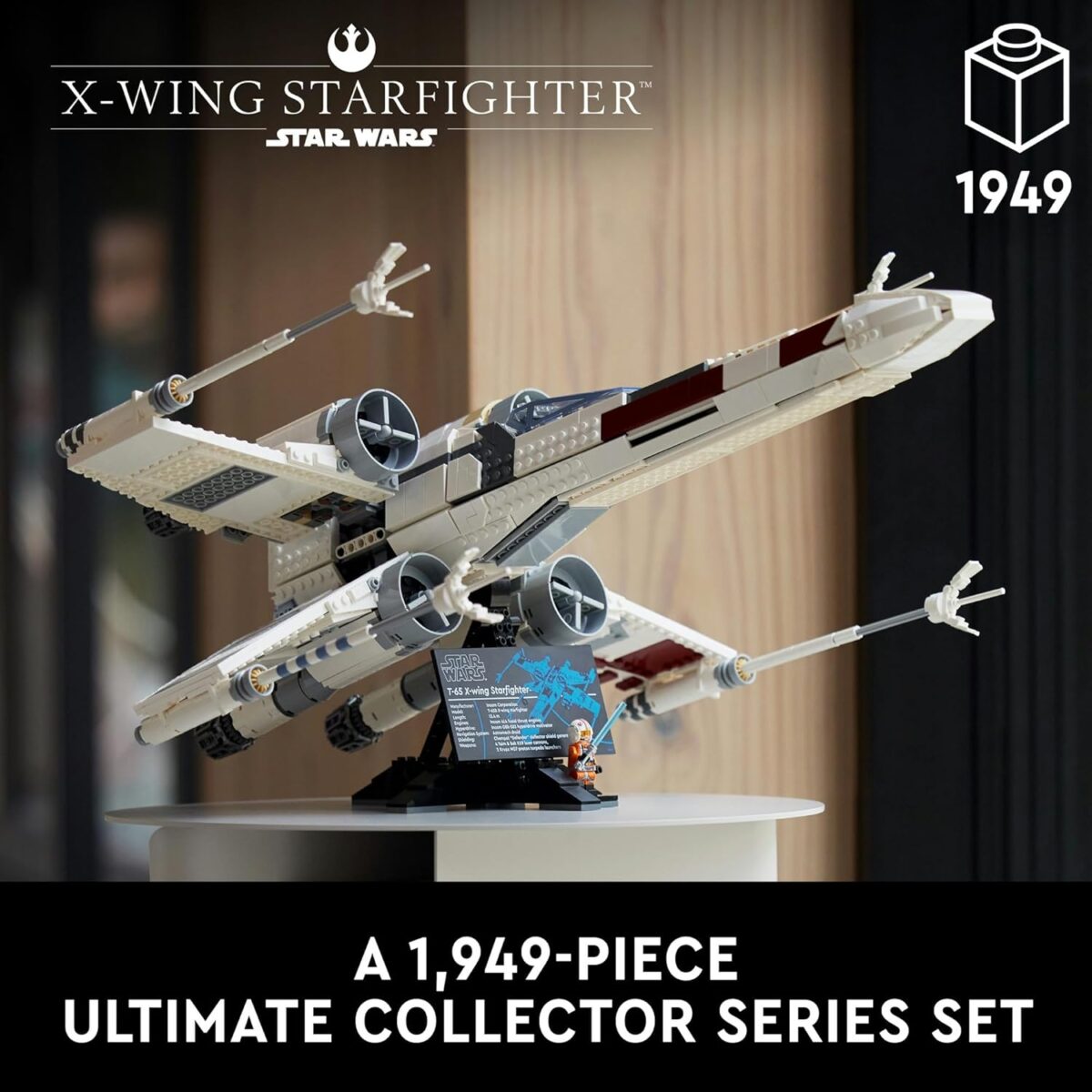 LEGO® Star Wars™ X-Wing Starfighter™ 75355 Ultimate Collector Series Building Set for Adults; Collectible, Brick-Built Model; Fun Birthday or Christmas Treat Idea for Fans LEGO® Star Wars™ X-Wing Starfighter™ 75355 Ultimate Collector Series Building Set for Adults; Collectible, Brick-Built Model; Fun Birthday or Christmas Treat Idea for Fans