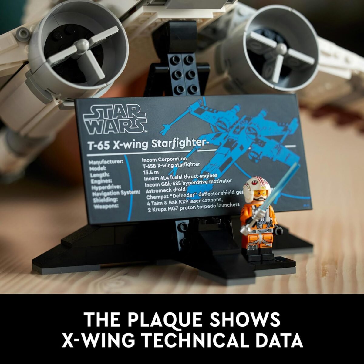 LEGO® Star Wars™ X-Wing Starfighter™ 75355 Ultimate Collector Series Building Set for Adults; Collectible, Brick-Built Model; Fun Birthday or Christmas Treat Idea for Fans LEGO® Star Wars™ X-Wing Starfighter™ 75355 Ultimate Collector Series Building Set for Adults; Collectible, Brick-Built Model; Fun Birthday or Christmas Treat Idea for Fans