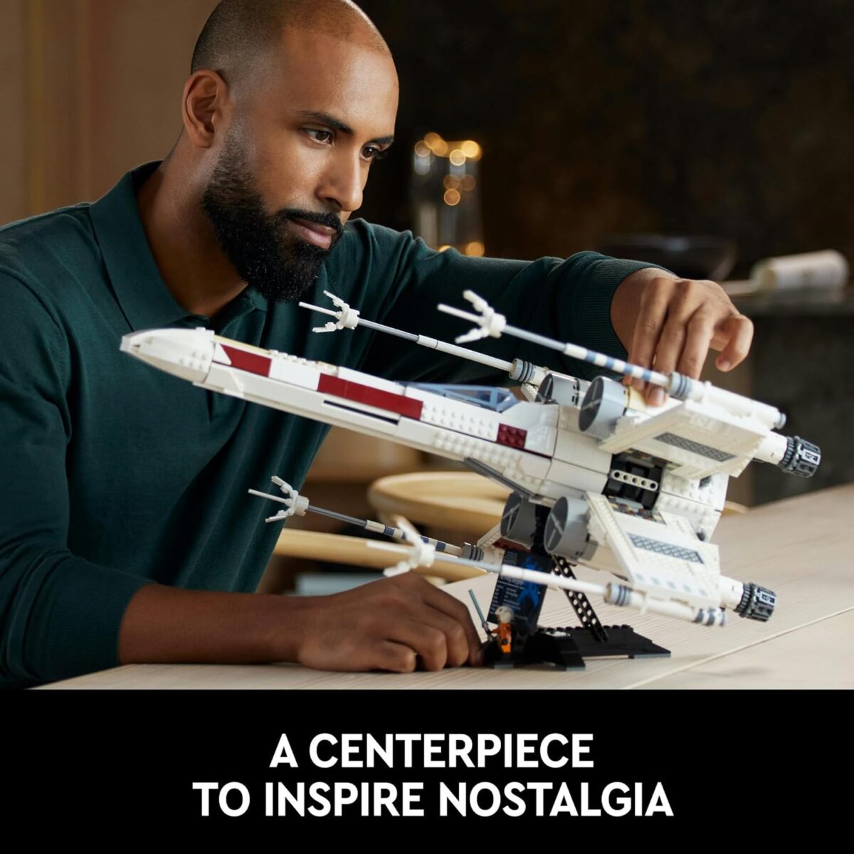 LEGO® Star Wars™ X-Wing Starfighter™ 75355 Ultimate Collector Series Building Set for Adults; Collectible, Brick-Built Model; Fun Birthday or Christmas Treat Idea for Fans LEGO® Star Wars™ X-Wing Starfighter™ 75355 Ultimate Collector Series Building Set for Adults; Collectible, Brick-Built Model; Fun Birthday or Christmas Treat Idea for Fans