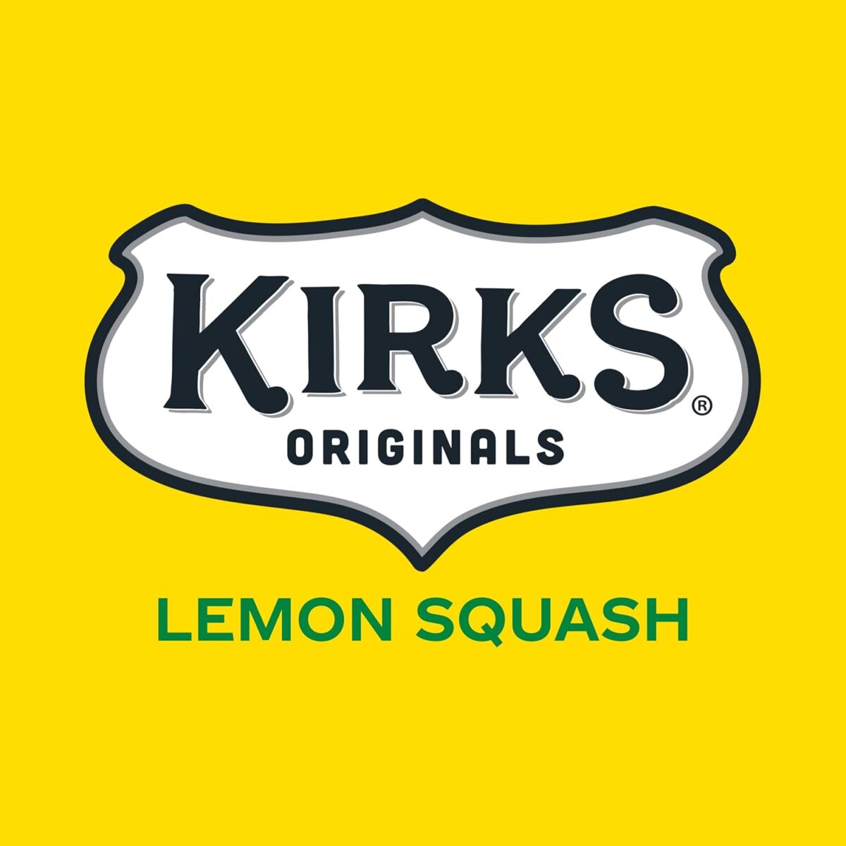 Kirks Lemon Squash Zero Sugar Soft Drink 20 x 375mL Cans [x4]