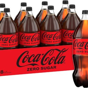 Coca-Cola Zero Sugar Soft Drink 8 x 2L Bottles [x3]