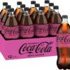 Coca-Cola Zero Sugar Soft Drink 8 x 2L Bottles [x3]