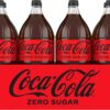 Coca-Cola Zero Sugar Soft Drink 8 x 2L Bottles [x3]