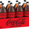 Coca-Cola Zero Sugar Soft Drink 8 x 2L Bottles [x3]