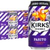 Kirks Pasito Zero Sugar Soft Drink Cans 20 x 375mL [x4]