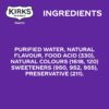 Kirks Pasito Zero Sugar Soft Drink Cans 20 x 375mL [x4]