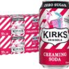 Kirks Creaming Soda Sugar Free Soft Drink 20 x 375mL Cans [x4]