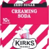 Kirks Creaming Soda Sugar Free Soft Drink 20 x 375mL Cans [x4]