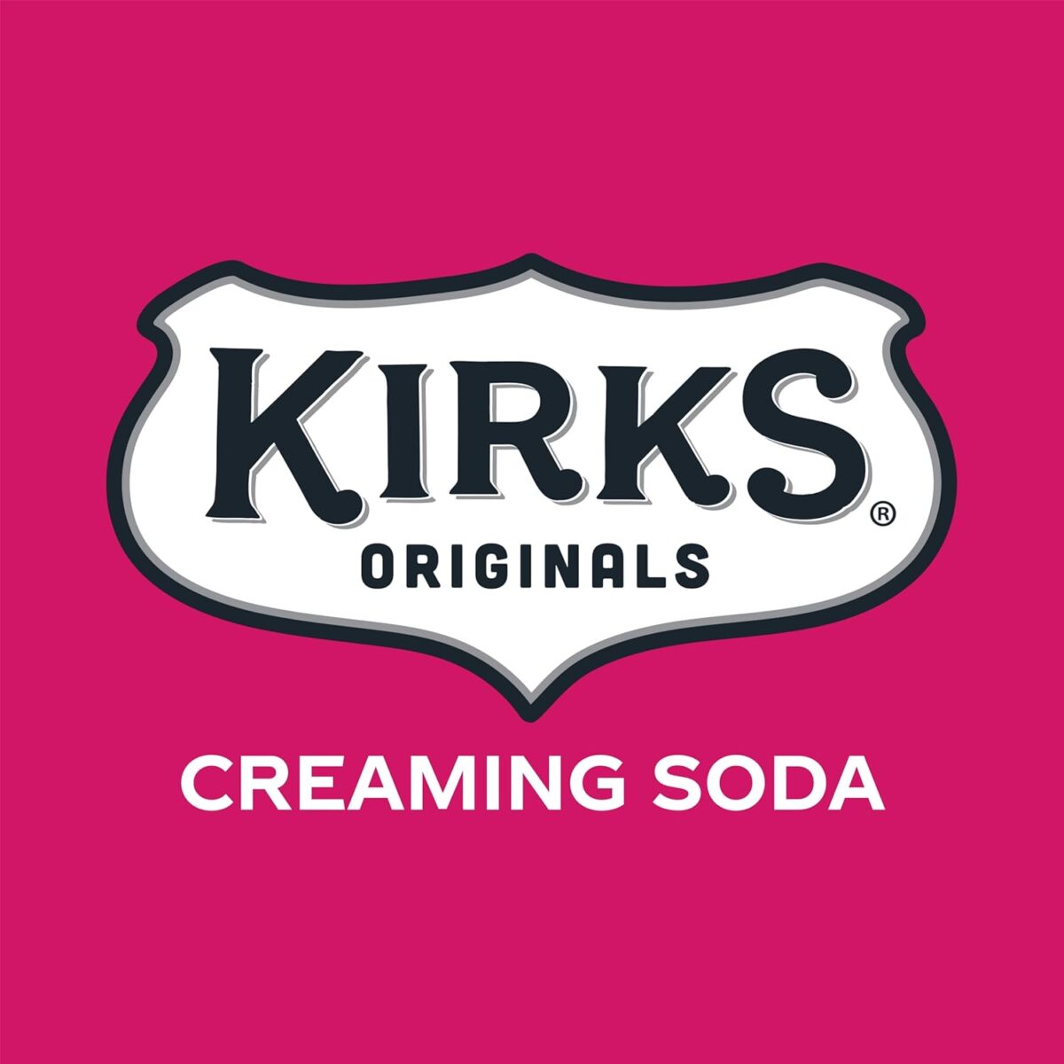 Kirks Creaming Soda Sugar Free Soft Drink 20 x 375mL Cans [x4]