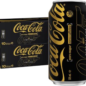 Coca-Cola Zero Sugar Zero Caffeine Soft Drink 20 x 375mL [x3]
