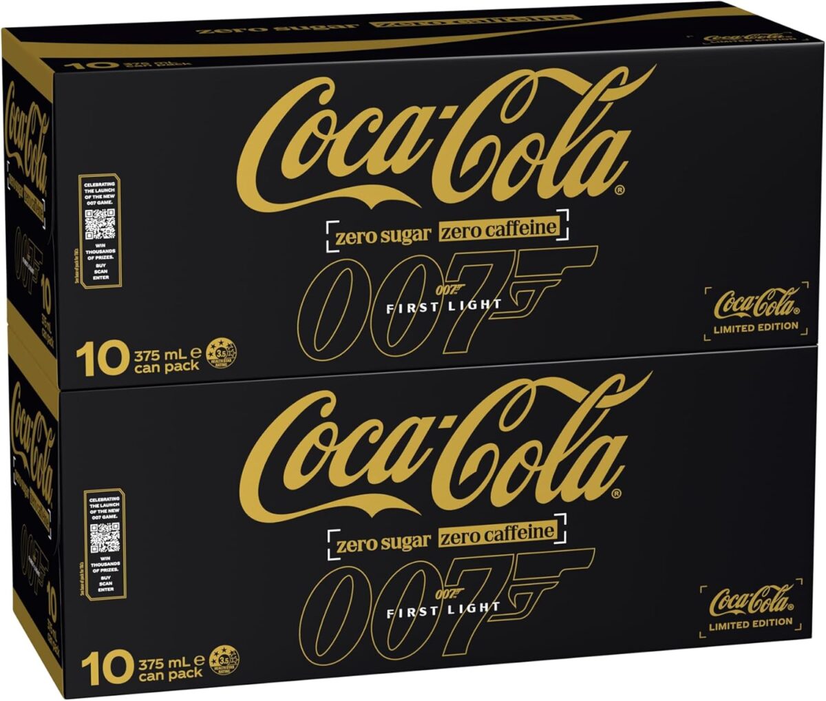 Coca-Cola Zero Sugar Zero Caffeine Soft Drink 20 x 375mL [x3]