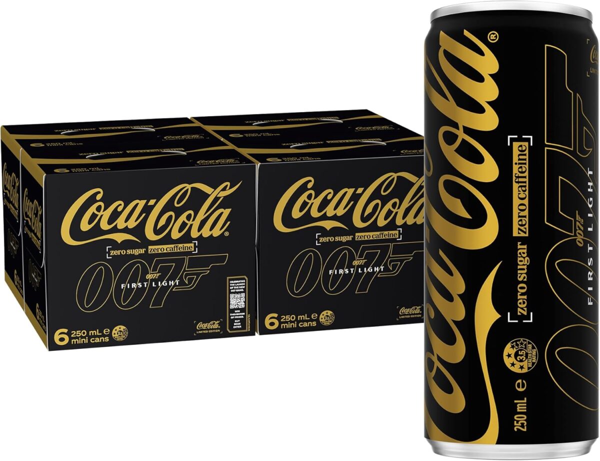Coca-Cola Zero Sugar Zero Caffeine Soft Drink 20 x 375mL [x3]