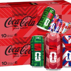 Coca-Cola Zero Sugar Soft Drink 20 x 375mL Cans [x3]