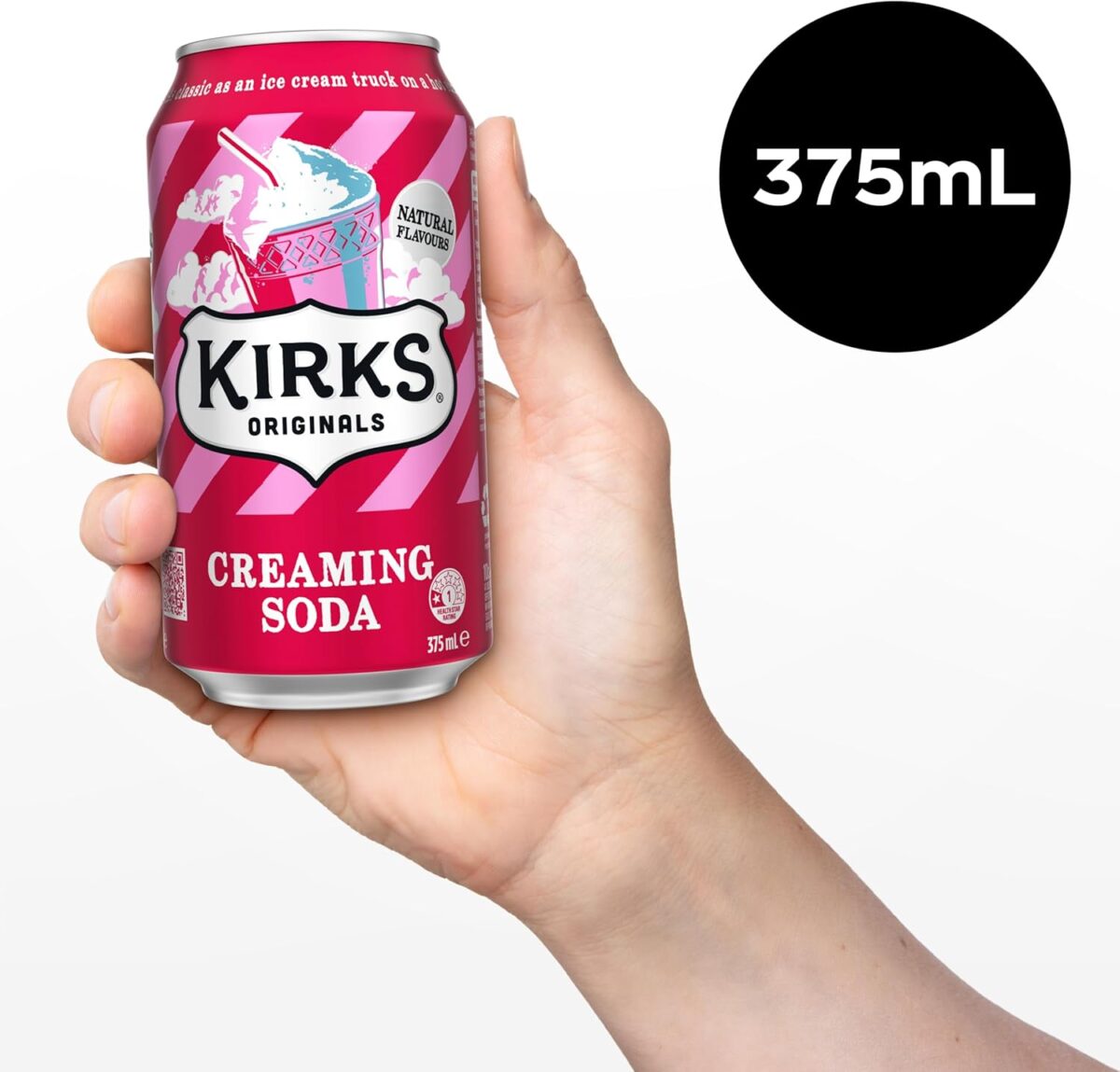 Kirks Creaming Soda 20 x 375 mL [x4]