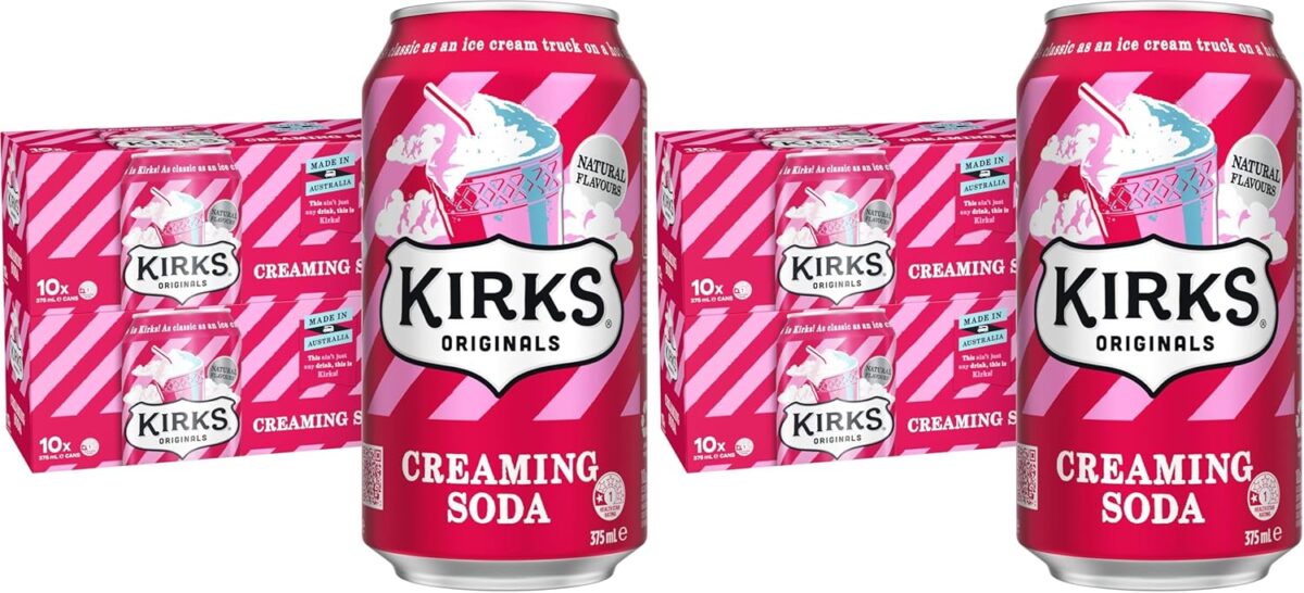 Kirks Creaming Soda 20 x 375 mL [x4]