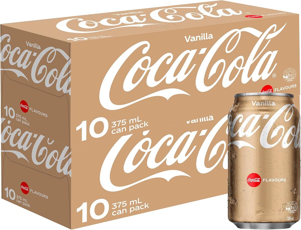 Coca-Cola Vanilla Soft Drink 20 x 375mL [x3]