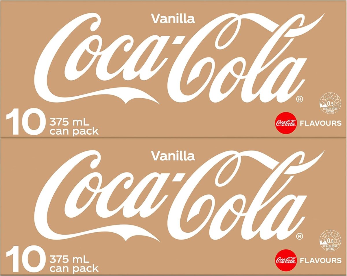 Coca-Cola Vanilla Soft Drink 20 x 375mL [x3]