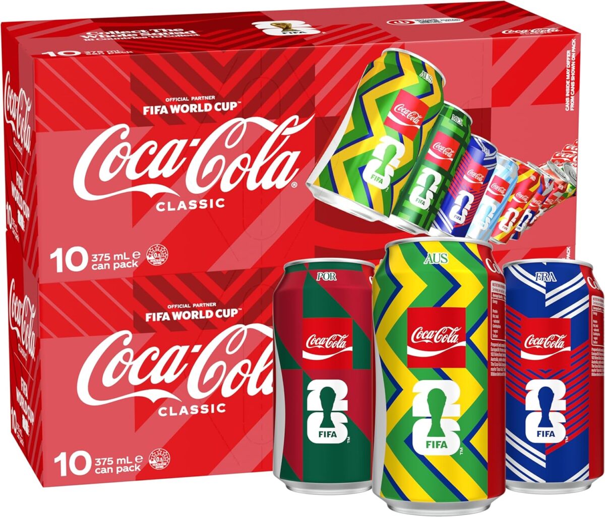 Coca-Cola Classic Soft Drink 20 x 375mL Cans [x3]