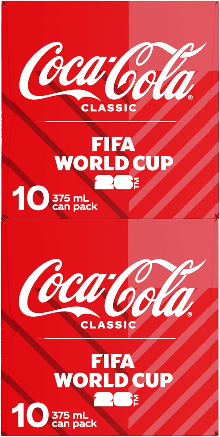 Coca-Cola Classic Soft Drink 20 x 375mL Cans [x3]