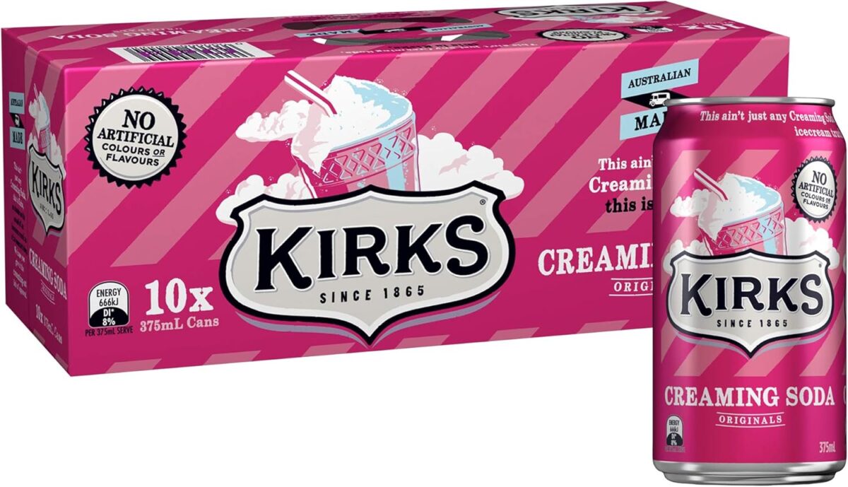 Kirks Lemonade Soft Drink 20 x 375 mL [x4]