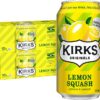 Kirks Lemon Squash Soft Drink 20 x 375mL Cans [x4]
