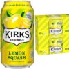 Kirks Lemon Squash Soft Drink 20 x 375mL Cans [x4]