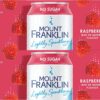 Mount Franklin Lightly Sparkling Water Raspberry Multipack Cans 20 x 375 mL [x3]