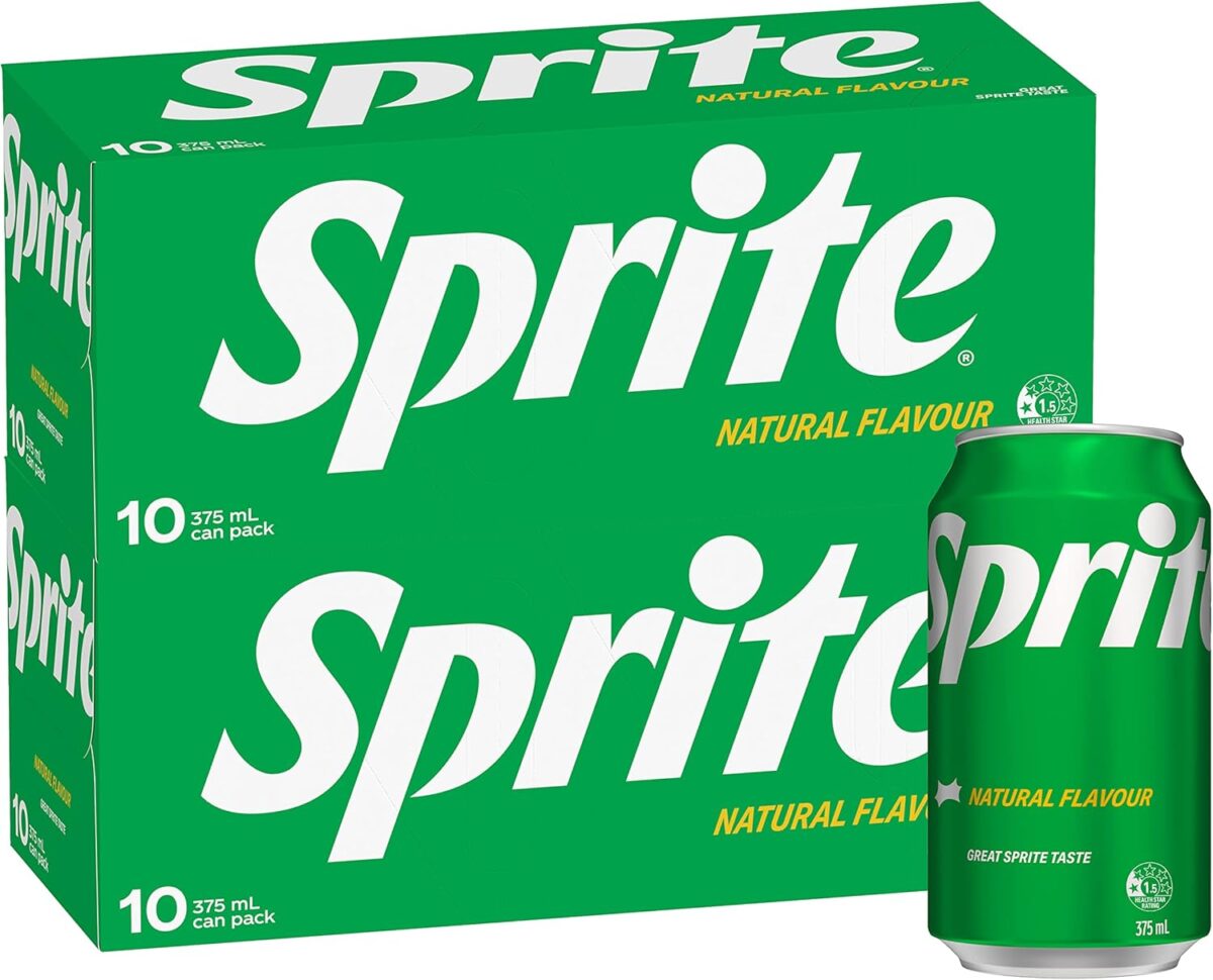 Sprite Lemonade Soft Drink 20 x 375mL Cans [x3]