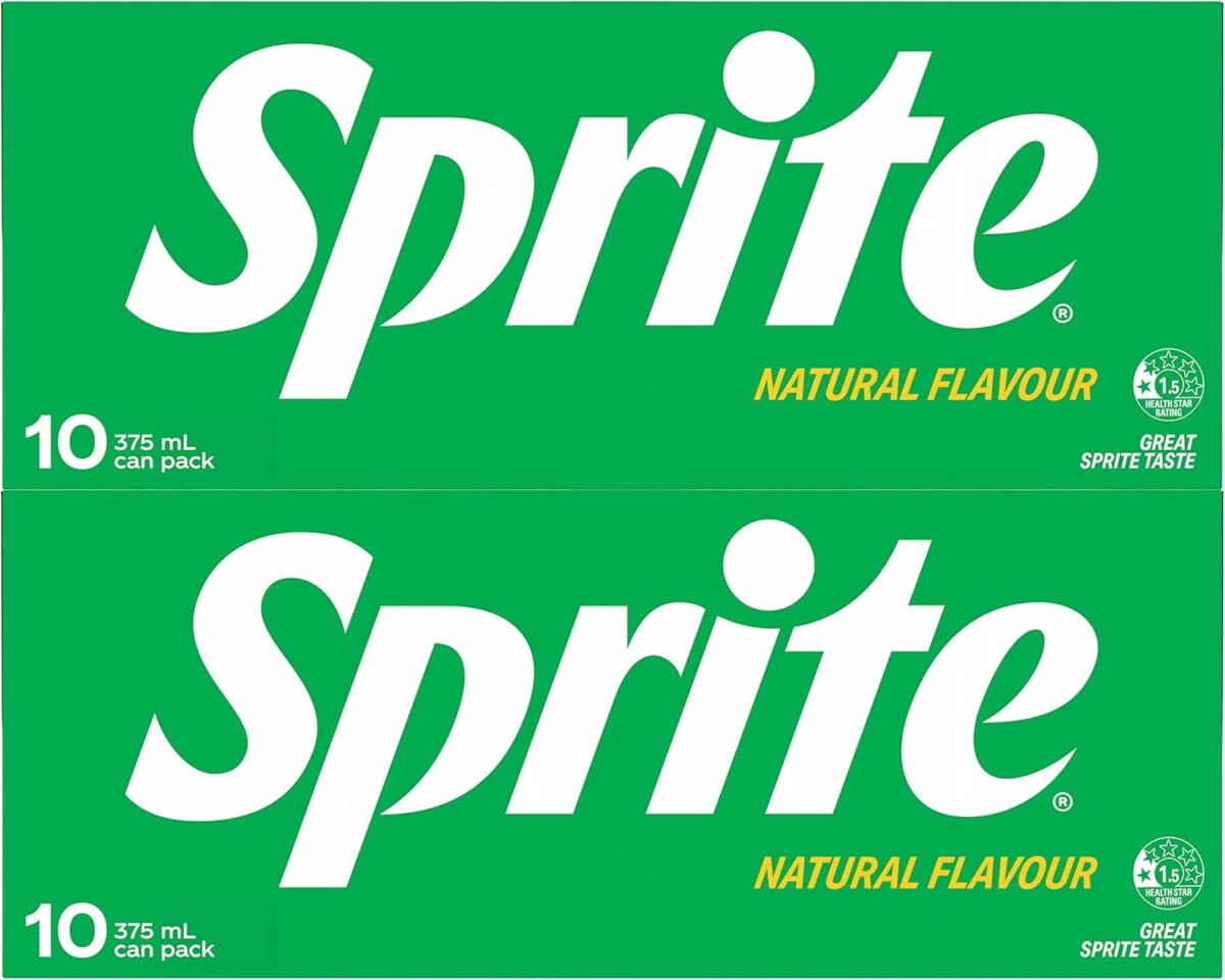 Sprite Lemonade Soft Drink 20 x 375mL Cans [x3]